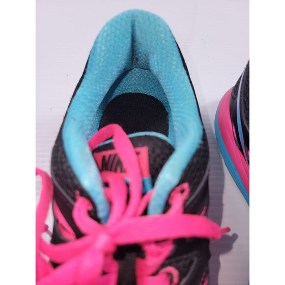 Nike Dual Fusionlite Black Pink Neon Running Shoes 599560-004 Women’s Size 8 - Picture 5 of 9